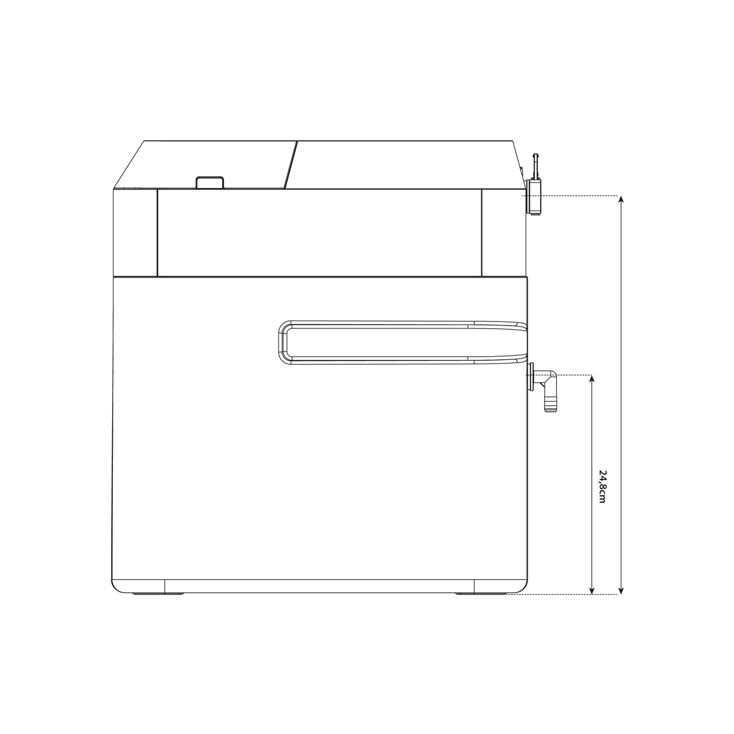Addolcitore Acqua Cube 10L Compatto | Elimina Calcare 1-2 Persone Smart