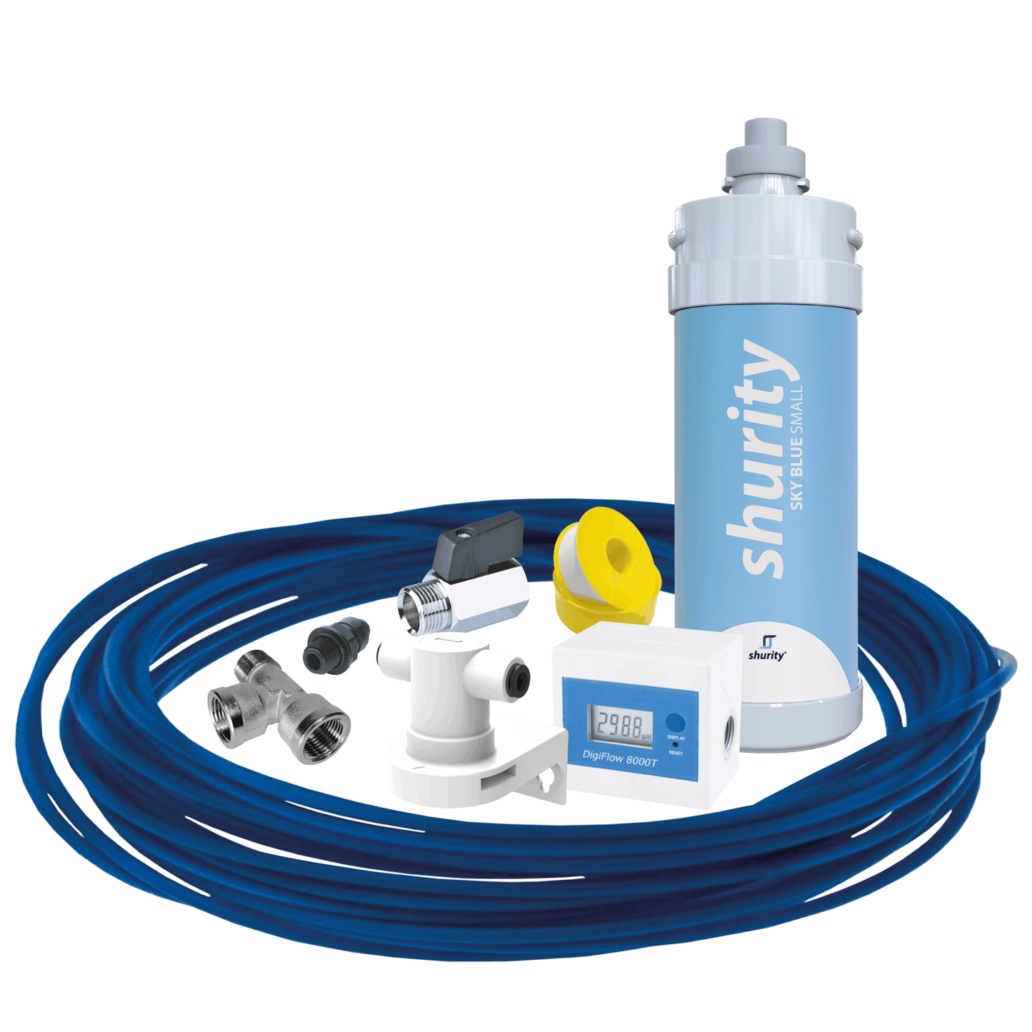 Kit Installazione Pro Shurity Kansas con Microfiltrazione e Contalitri