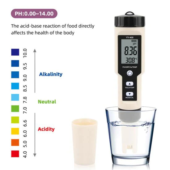 Tester Digitale 5 in 1 TDS pH EC Temperatura ORP | Professionale IP67