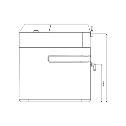 Addolcitore Acqua Cube 10L Compatto | Elimina Calcare 1-2 Persone Smart