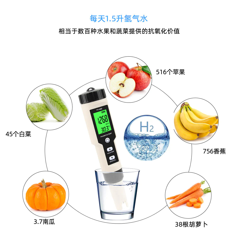 Tester Digitale 5 in 1 TDS pH EC Temperatura ORP | Professionale IP67