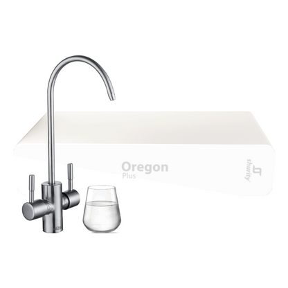 Depuratore acqua Oregon Plus 2 vie Shurity con rubinetto cromato, sistema osmosi inversa AcquaVitale