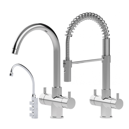 Idaho Home Silm Frigogasatore acqua con Filtrazione Sottozoccolo – 3 vie, Liscia, Gassata e Fredda