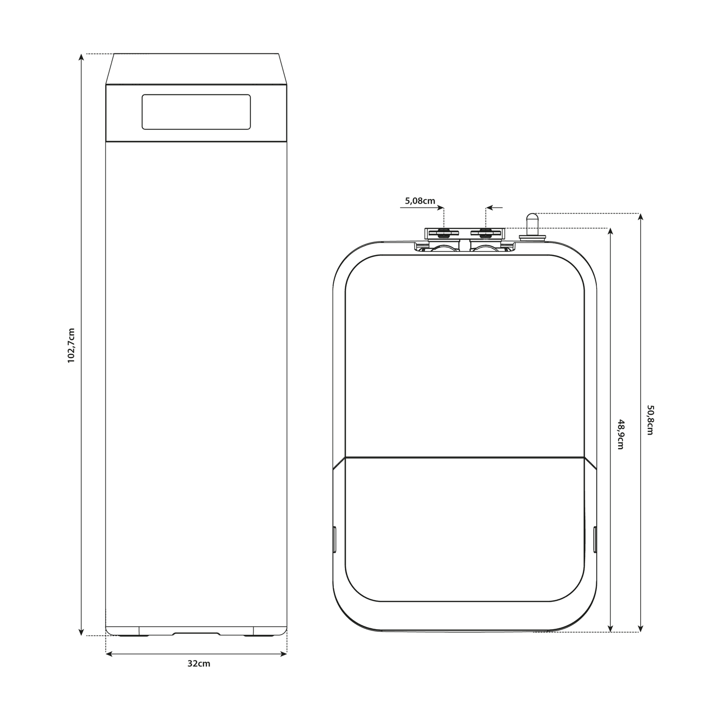 Descalcificador de agua Cube 30L Smart | Elimina la cal para 4-6 personas