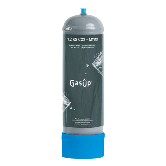 Bombola Co2 monouso E290 per refrigeratori acqua 1200gr.