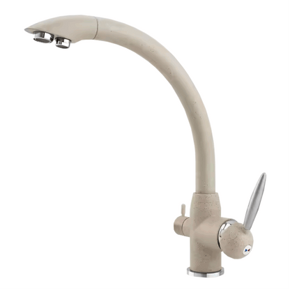 340 Grifo de cocina de 3 vías 3/8” Cromo