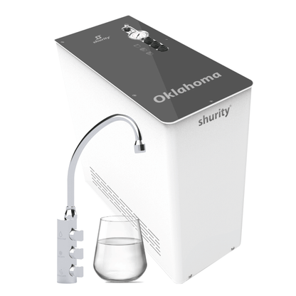 Enfriador de agua Oklahoma con ósmosis inversa directa debajo del fregadero - 3 vías, suave, carbonatada y fría