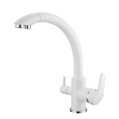 340 Grifo de cocina de 3 vías 3/8” Cromo