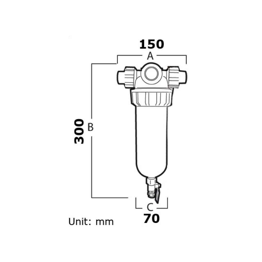 Pre-Filtro Autopulente Filtermax Basic 3/4”