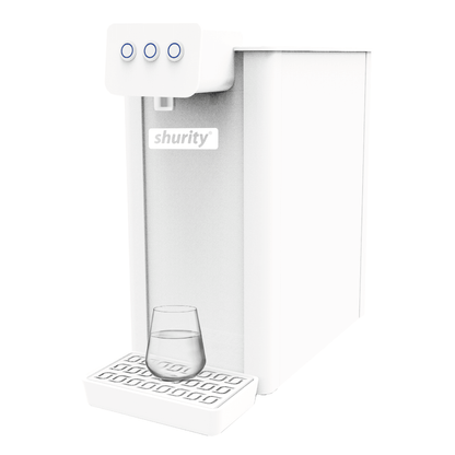 Kansas Refrigeratore acqua con Filtrazione Sopralavello 15Lt/h. Bianco – 3 Vie Liscia ambiente, fredda e gassata - AcquaVitale