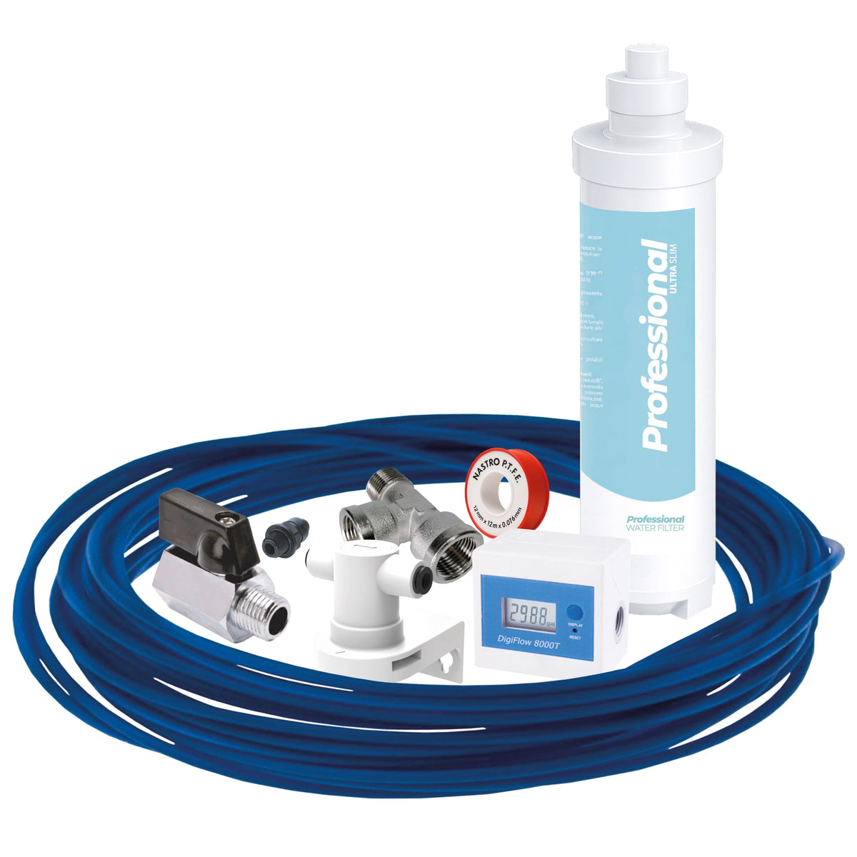 Micro Fresh Home Refrigeratore acqua con Filtrazione 15Lt/h. Sottolavello – 2 vie, Liscia e Fredda