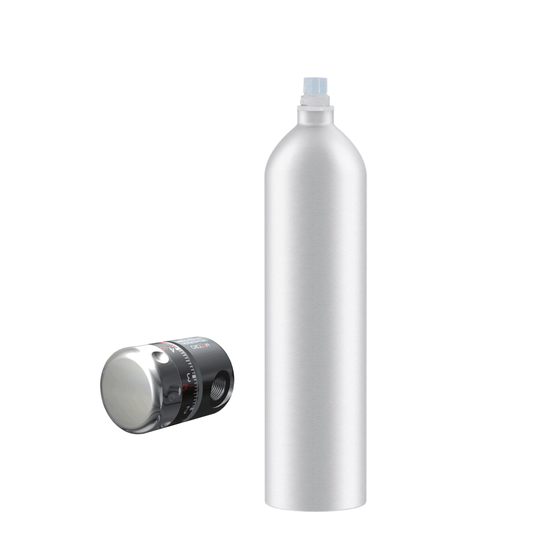 Kit gasatura – Bombola Co2 in alluminio ricaricabile 1Kg 11X1 + Riduttore di pressione