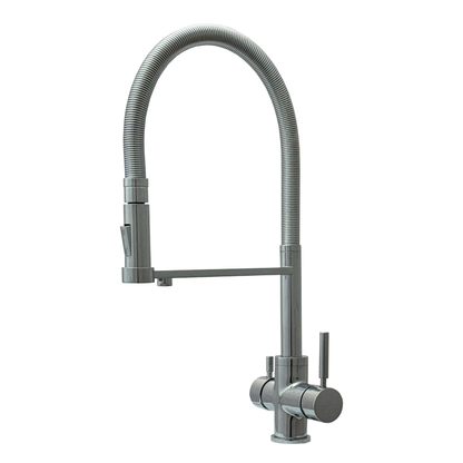 Rubinetto Cucina 4 Vie 460 con Doccetta Cromo | Installazione Universale | AcquaVitale®