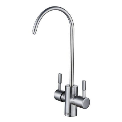 Primary Rubinetto per Depuratori 2 Vie 1/4” – Acciaio Inox Satinato