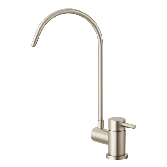 Simple Rubinetto per Depuratori 2 Vie Abbattibile Sottofinestra 1/4” – Nickel Spazzolato