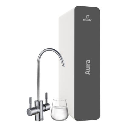 Purificador de agua por ósmosis inversa Aura Direct - Bajo fregadero, de dos vías, con y sin gas