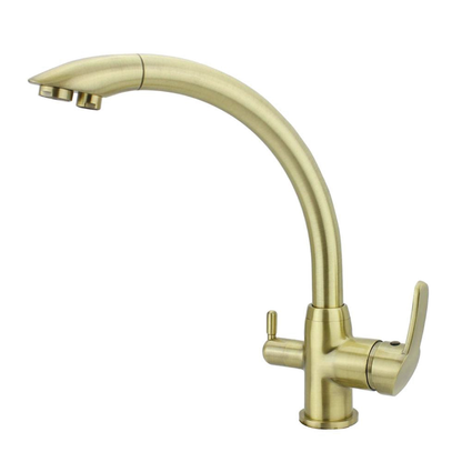 340 Grifo de cocina de 3 vías 3/8” Cromo