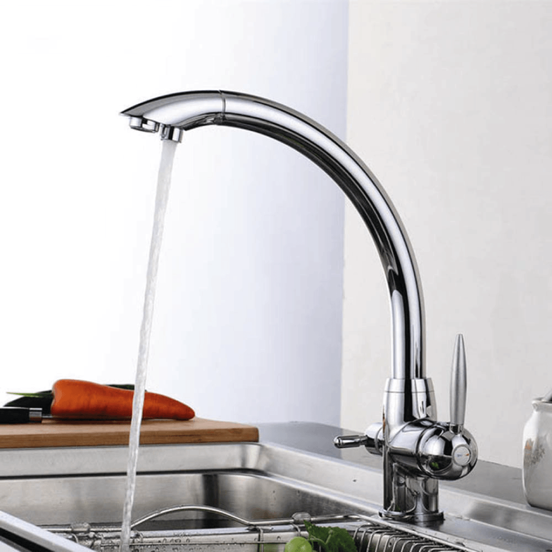 340 Rubinetto da cucina 3 vie 3/8” Ottone - AcquaVitale