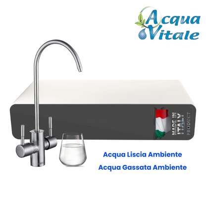 Depuratore Osmosi Inversa Diretta Oregon Eco - 2 Vie Acqua Liscia e Gassata con CO2