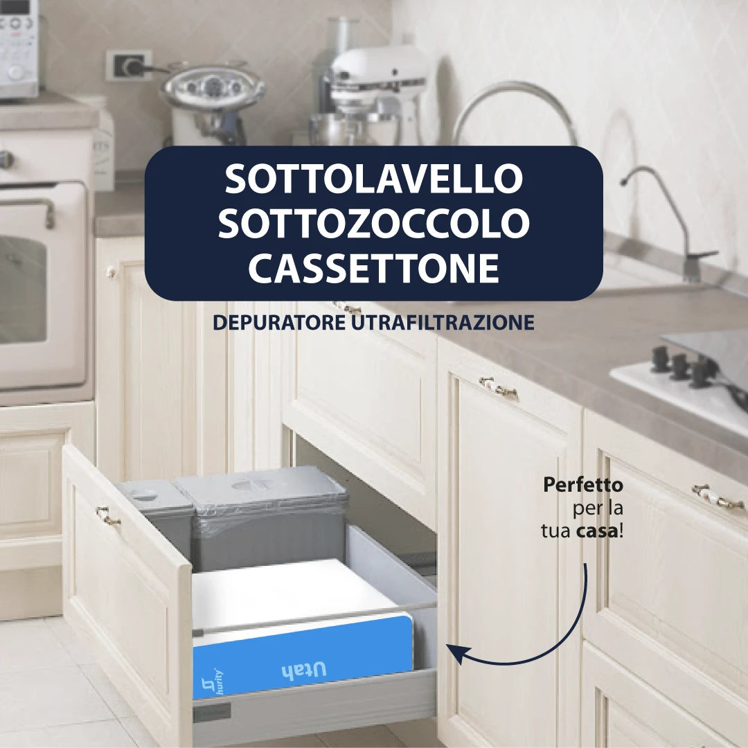 Installazione depuratore Utah sotto lavello cucina