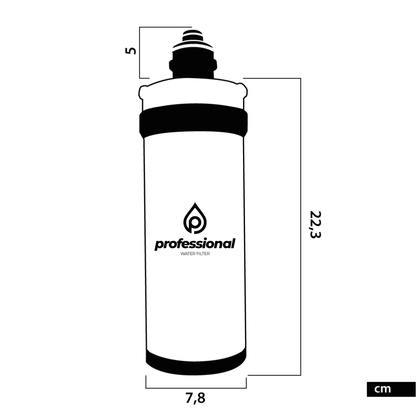 Professional Water Filter Kit Microfiltrazione acqua con filtro Basic Small – Acqua Liscia - AcquaVitale