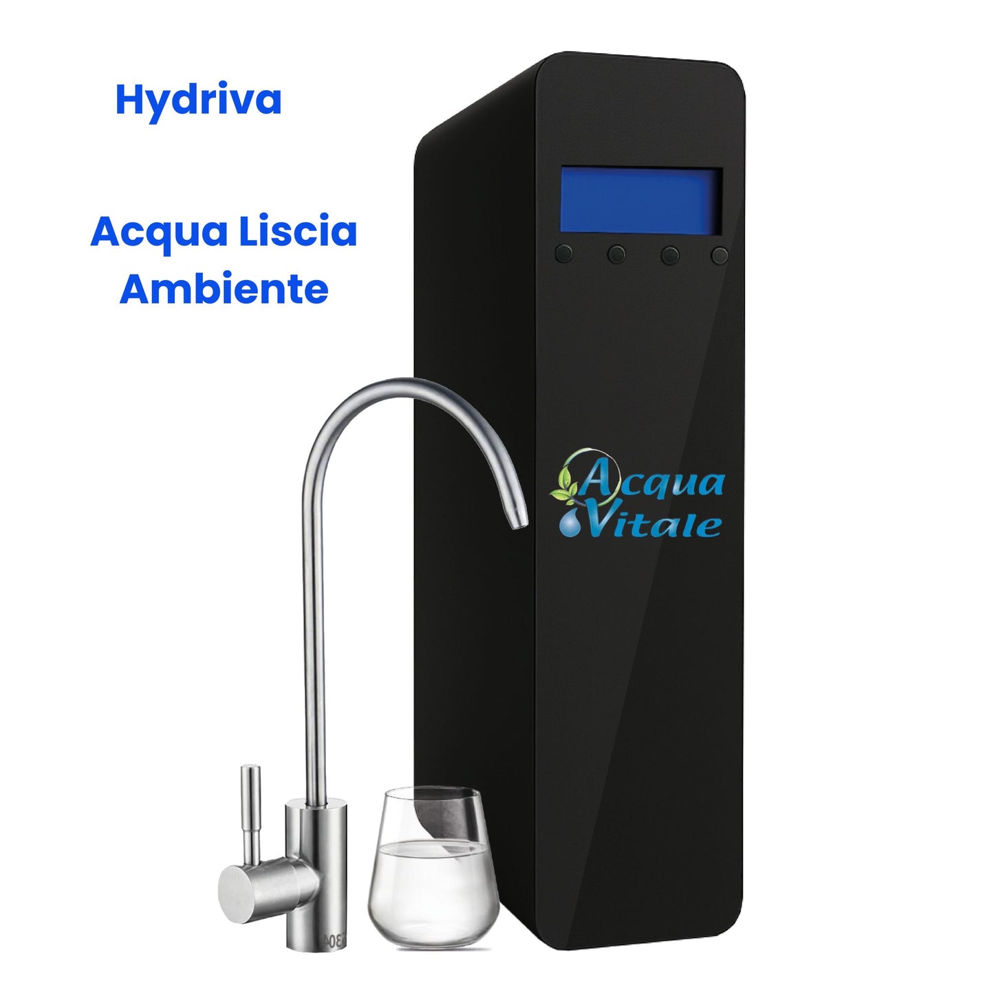 Depuratore Osmosi Inversa Diretta Hydriva 1 Via – Rubinetto e Kit Installazione Inclusi | AcquaVitale®