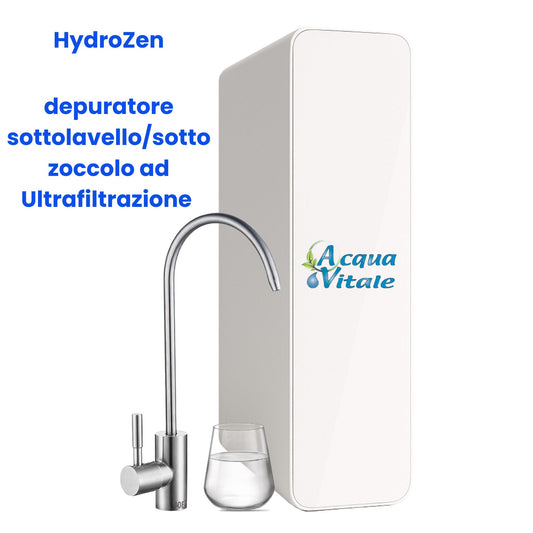 Depuratore Acqua a Ultrafiltrazione HydroZen – Sottolavello 1 Via | Rubinetto e Kit Inclusi | AcquaVitale®