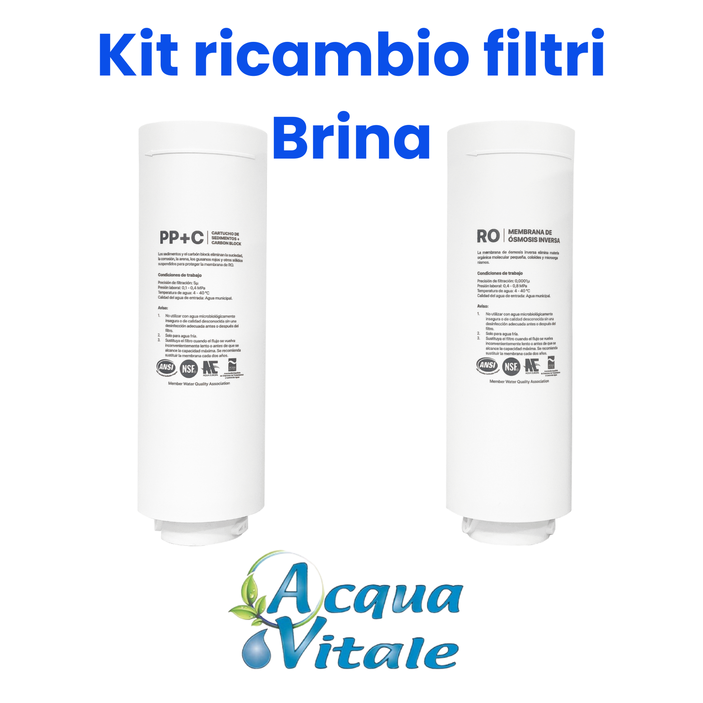 Depuratore Osmosi Inversa Brina - Sottolavello 1 Via Acqua Liscia 600 GPD