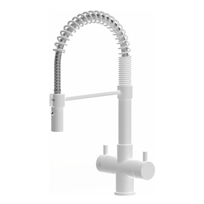 Grifo de cocina de resorte de 3 vías Milano 3/8” Cromo