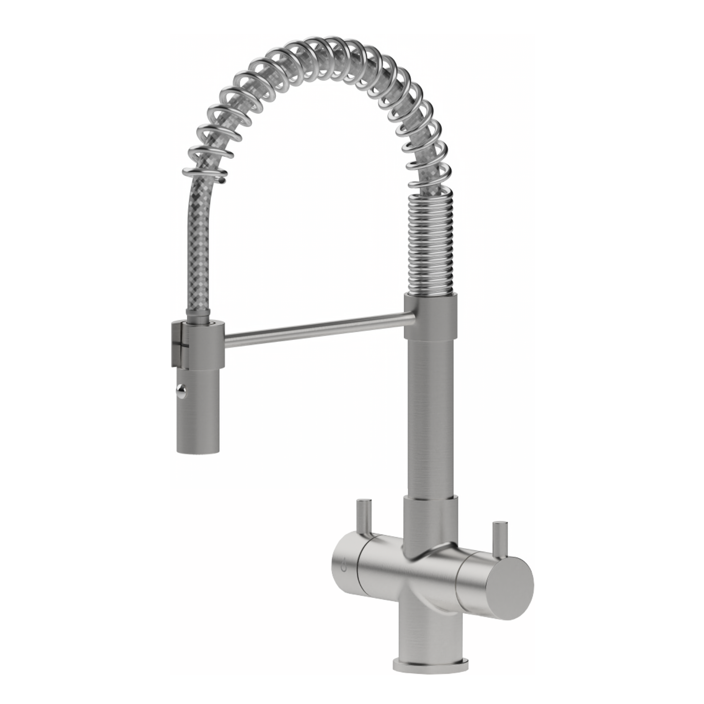 Grifo de cocina de resorte de 3 vías Milano 3/8” Cromo