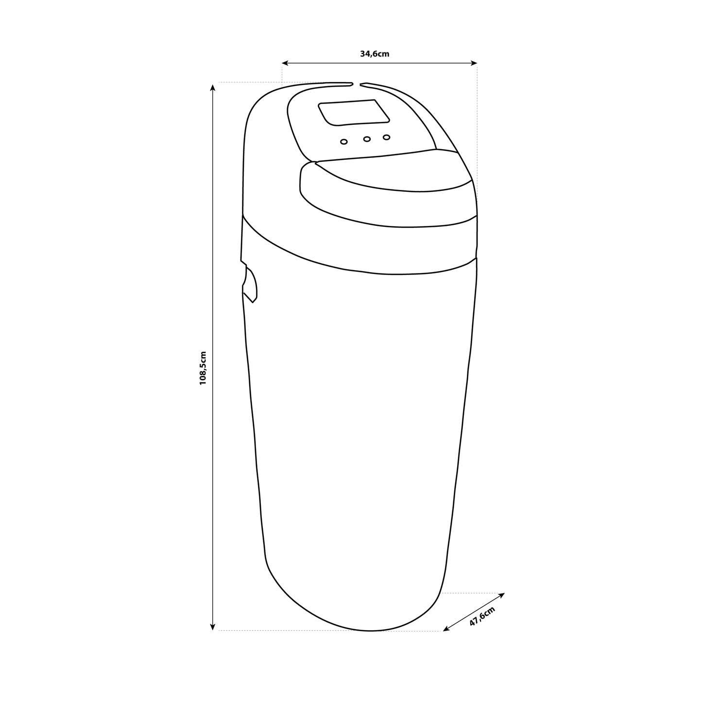 Addolcitore Acqua Valley 25L | Elimina Calcare per 6-8 Persone