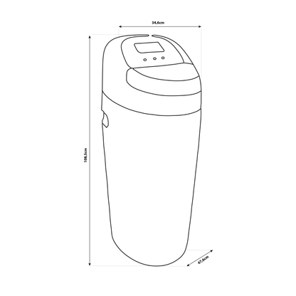 Addolcitore Acqua Valley 25L | Elimina Calcare per 6-8 Persone