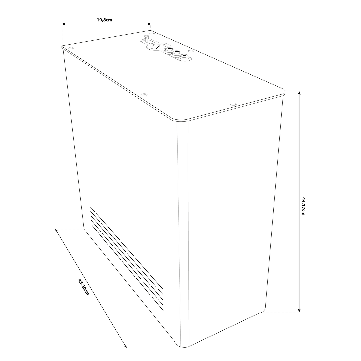 Enfriador de agua Oklahoma con ósmosis inversa directa debajo del fregadero - 3 vías, suave, carbonatada y fría