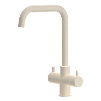 Grifo de cocina Monza de 5 vías de 3/8" de granito y avena