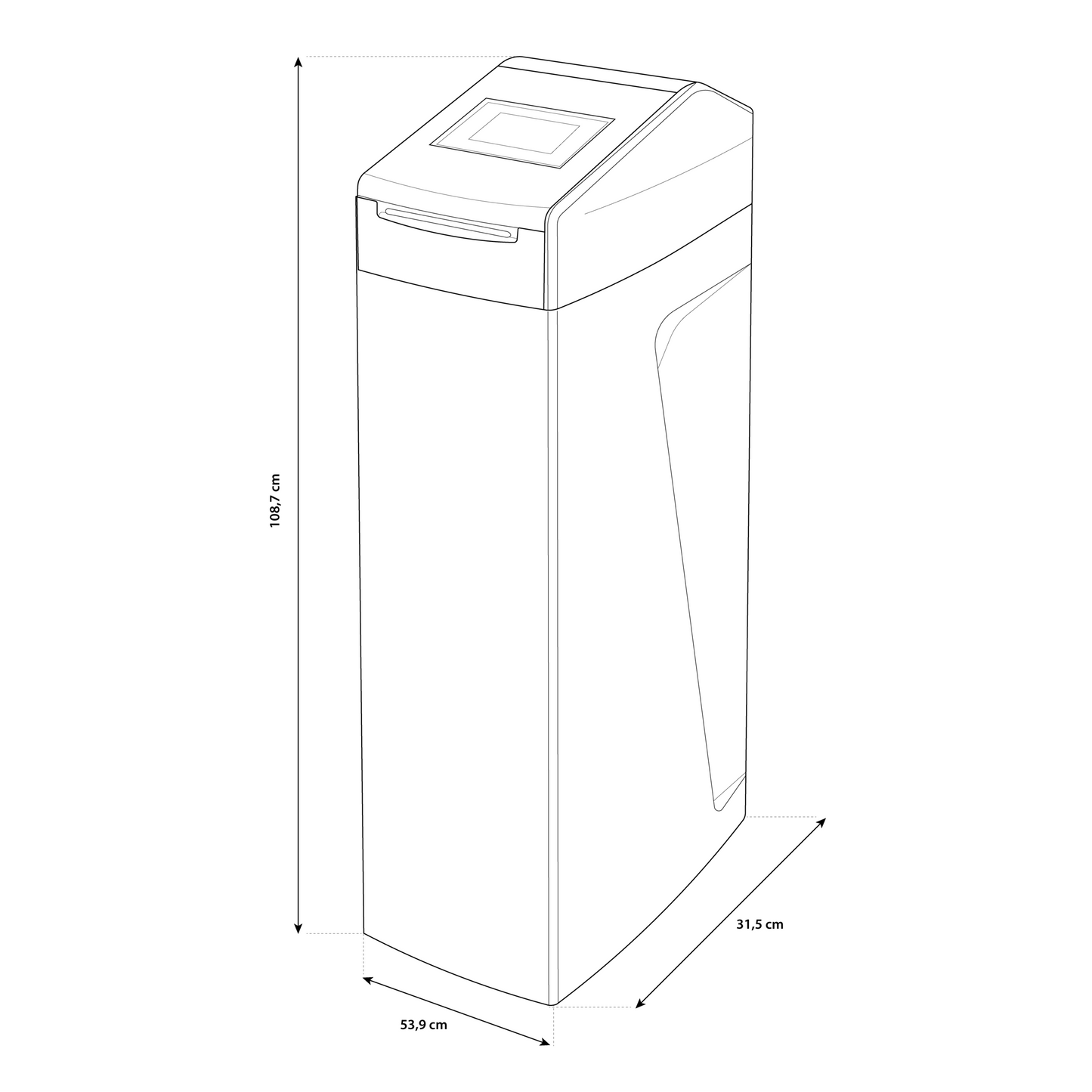 Shield Smart WiFi – Addolcitore Acqua Cabinato 30L | 4-6 Persone