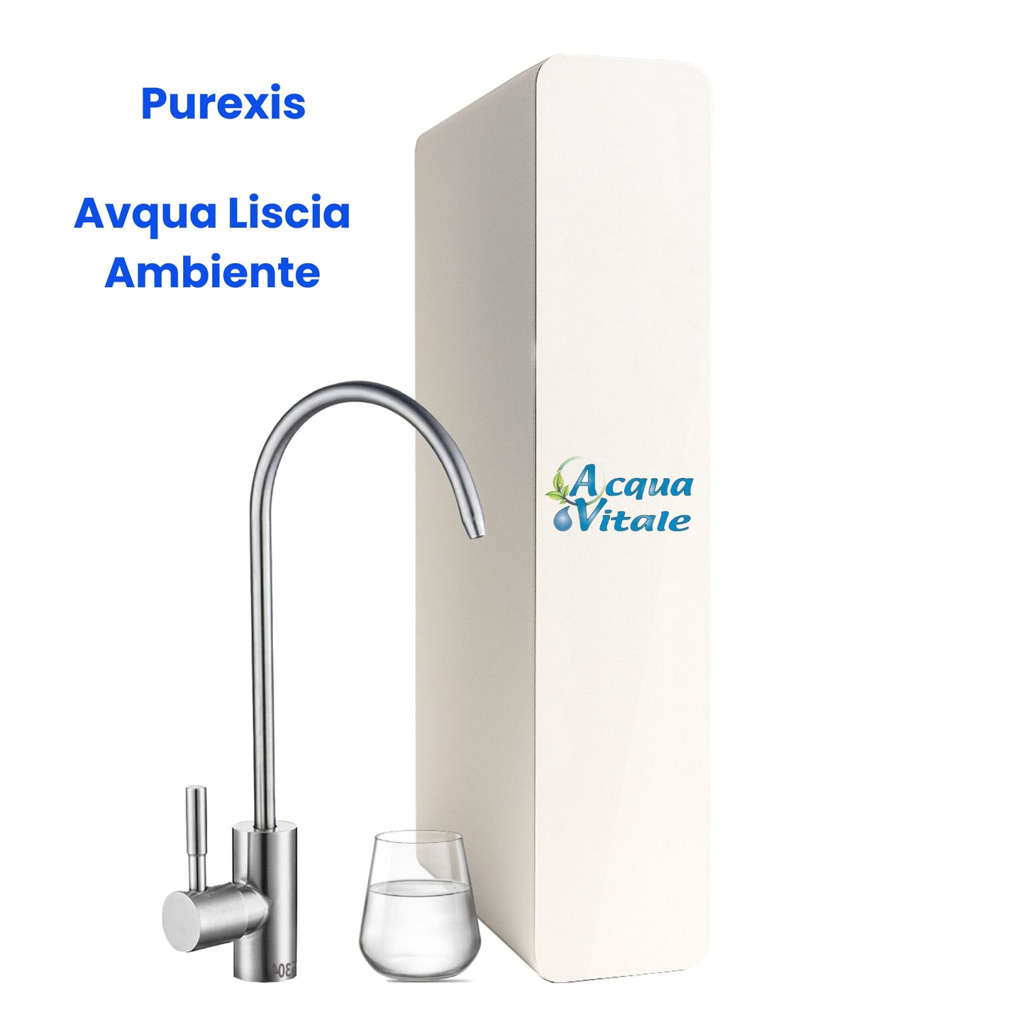 Depuratore Osmosi Inversa Diretta Purexis 200 GPD – Rubinetto e Kit Installazione Inclusi