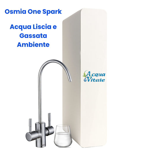 Depuratore Osmosi Inversa Diretta Osmia One Spark - 2 Vie Acqua Liscia e Gassata