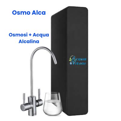 Osmo Alca Depuratore acqua Osmosi inversa diretta 2 Vie Acqua Liscia e Alcalina