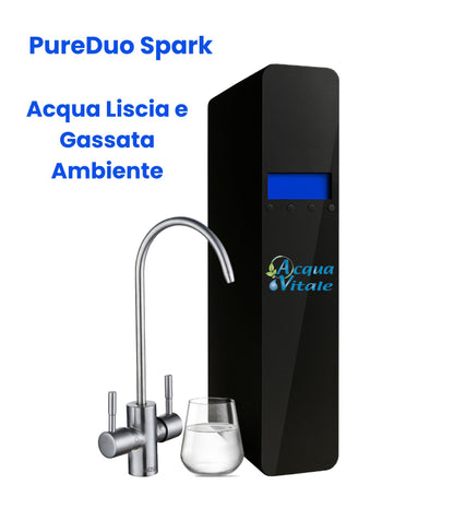 PureDuo Spark Depuratore a Ultrafiltrazione Sottolavello 2 Vie – Rubinetto e Kit Installazione Inclusi | AcquaVitale®