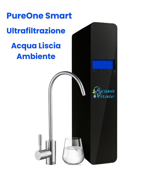 PureOne Smart Depuratore a Ultrafiltrazione Sottolavello 1 Via – Rubinetto Supplementare e Kit Installazione Inclusi | AcquaVitale®