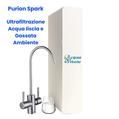 Purificador de agua por ultrafiltración Nova Basic: agua con y sin gas, de dos vías, para debajo del fregadero