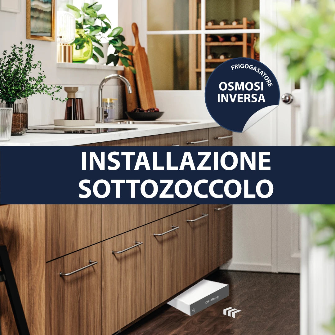 Frigogasatore compatto design moderno AcquaVitale