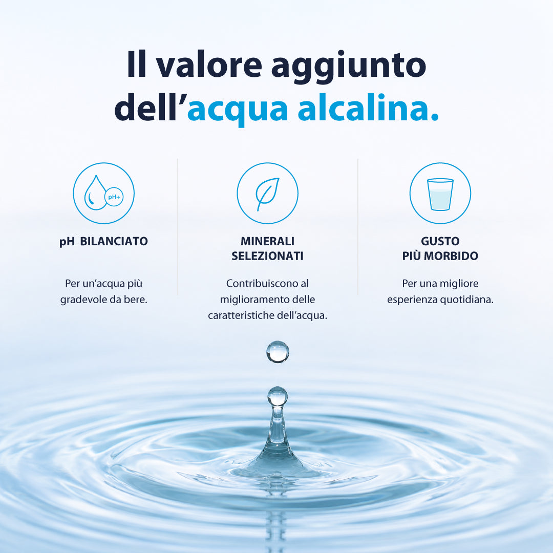 Osmo Alca Depuratore acqua Osmosi inversa diretta 2 Vie Acqua Liscia e Alcalina