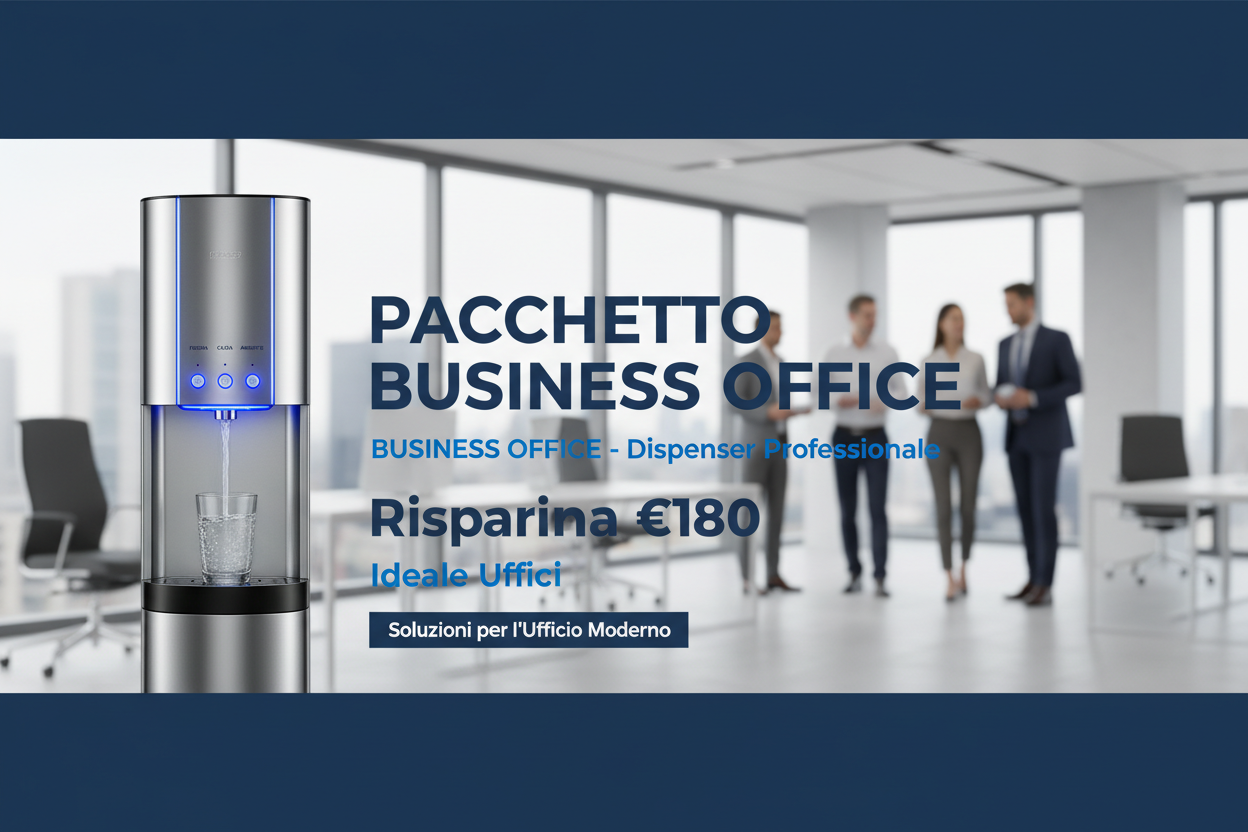 Pacchetto BUSINESS OFFICE - Dispenser professionale acqua uffici AcquaVitale