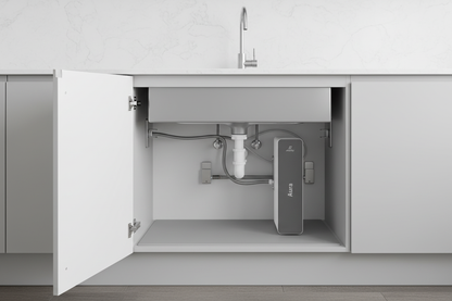 Depuratore Aura sotto lavello cucina moderna