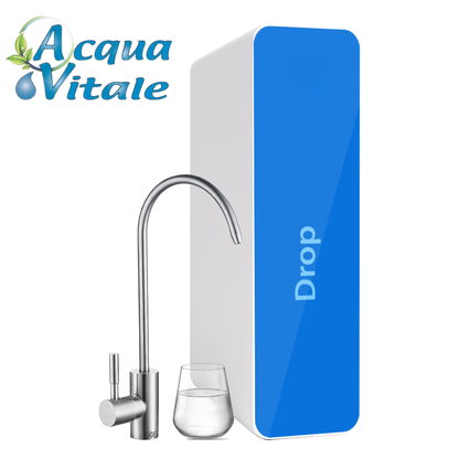 Drop – Depuratore Acqua a Microfiltrazione Sottolavello | Senza Corrente