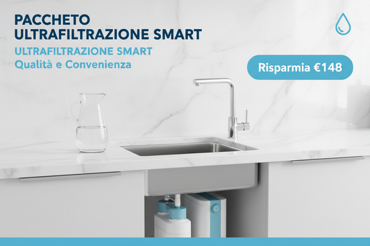 Pacchetto ULTRAFILTRAZIONE SMART - Sistema depuratore Ohio con gasificazione CO2 AcquaVitale