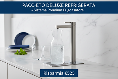 Pacchetto DELUXE REFRIGERATA - Frigogasatore premium Oklahoma Slim AcquaVitale