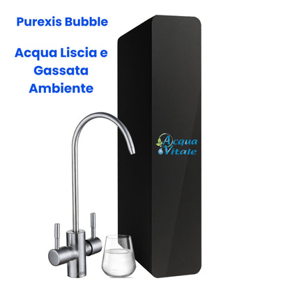 Depuratore Osmosi Inversa Diretta Purexis Bubble 200 GPD – Rubinetto 2 Vie e Kit Installazione Inclusi
