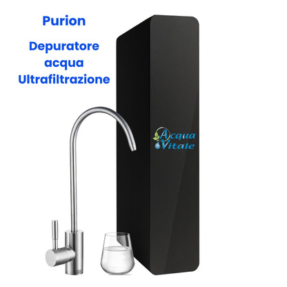 Depuratore Acqua a Ultrafiltrazione Purion – Sottolavello 1 Via | Rubinetto Supplementare e Kit Installazione Inclusi | AcquaVitale®